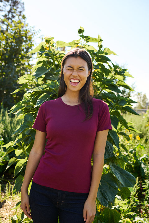 Fairtrade Organic Heavy Interlock T-shirt: Womens