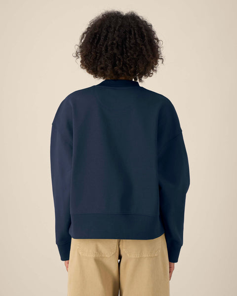 Recycled Cotton Boxy Oversized Sweatshirt: Unisex