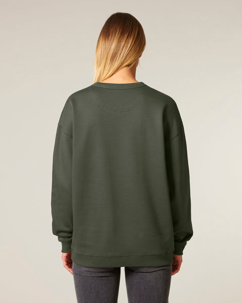 Organic Cotton Oversized Sweatshirt: Womens