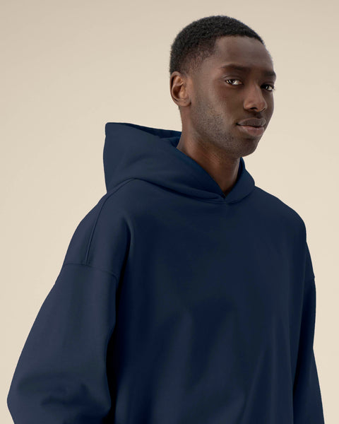 Recycled Cotton Hoodie without Pockets: Unisex