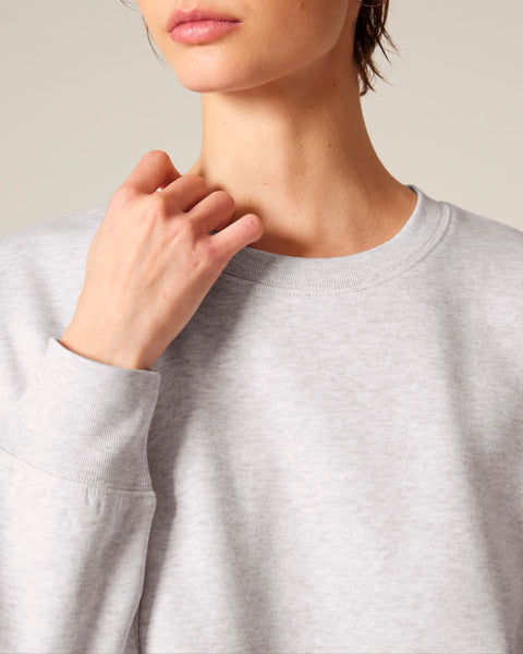 Organic Dropped Shoulder Sweatshirt: Womens