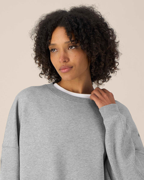 Organic Cotton/Modal Breathable Relaxed Fit Sweatshirt: Womens
