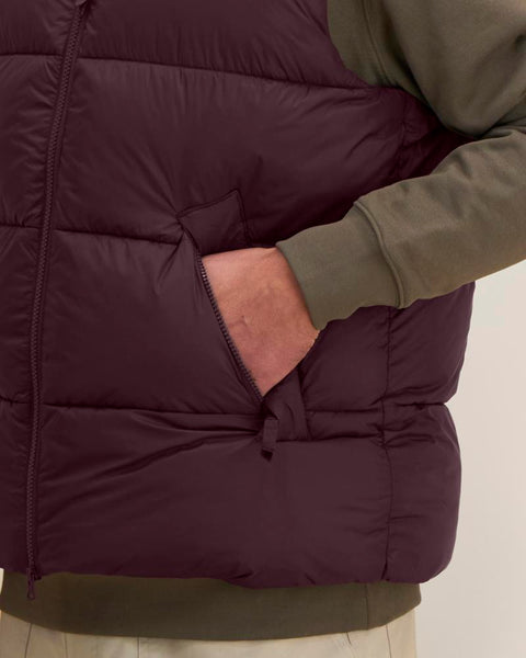 Recycled Nylon Puffer Gilet: Unisex