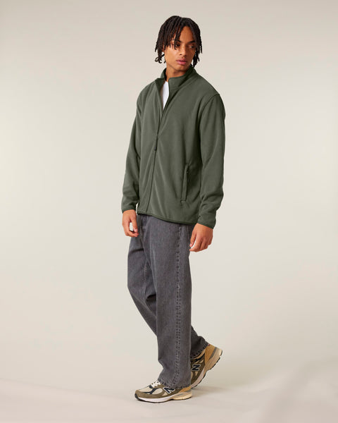 Recycled Polyester Fleece Jacket: Mens