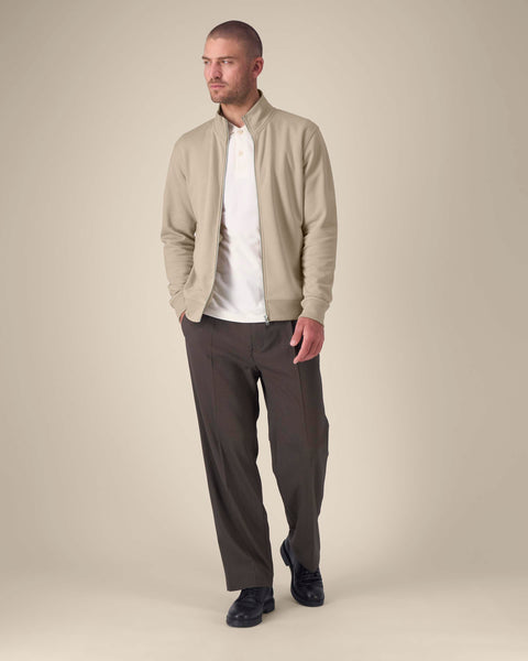 Organic Full Zip Sweatshirt: Unisex