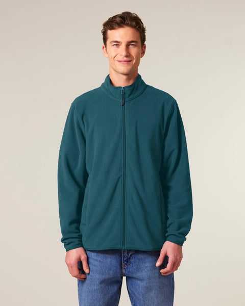 Recycled Polyester Fleece Jacket: Mens