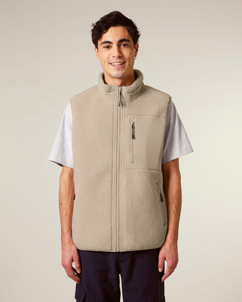 Recycled Sherpa Fleece Bodywarmer: Unisex