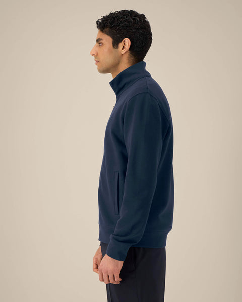 Organic Full Zip Sweatshirt: Unisex