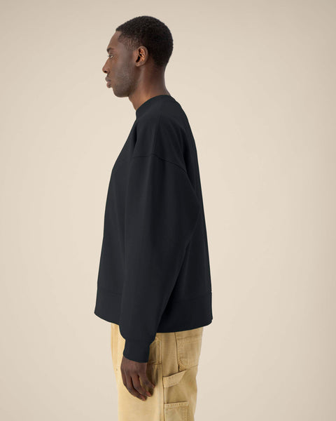 Recycled Cotton Boxy Oversized Sweatshirt: Unisex