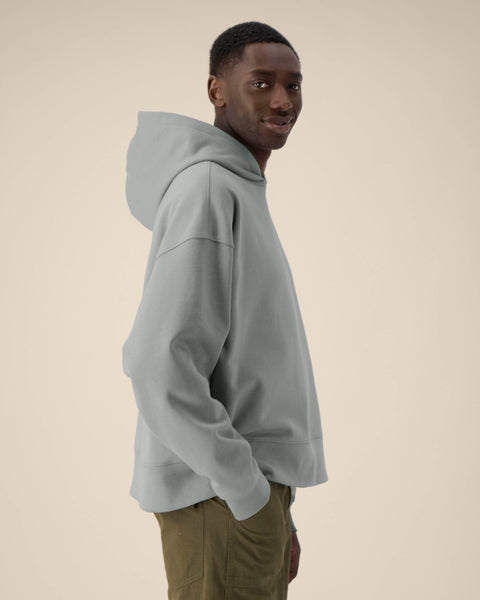 Recycled Cotton Hoodie without Pockets: Unisex