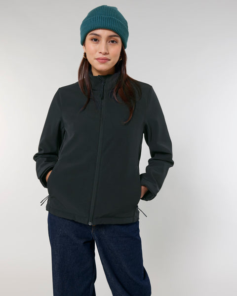 Recycled Softshell Jacket: Womens