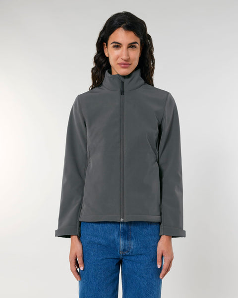 Recycled Softshell Jacket: Womens