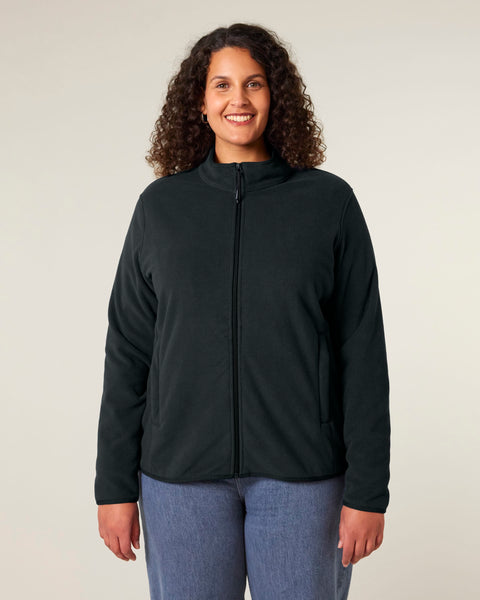 Recycled Polyester Fleece Jacket: Womens