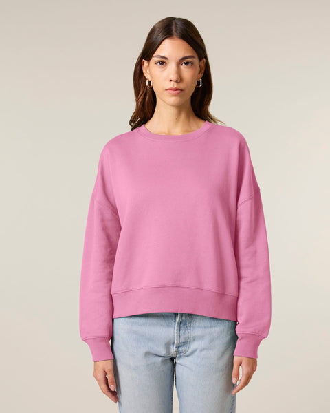 Organic Dropped Shoulder Sweatshirt: Womens