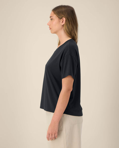 Organic Cotton/Modal Breathable Relaxed T-shirt: Womens