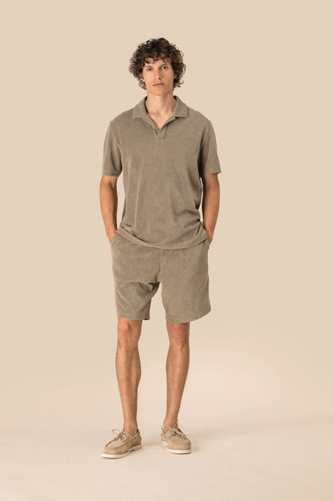 Organic Terry Towel Shorts: Mens