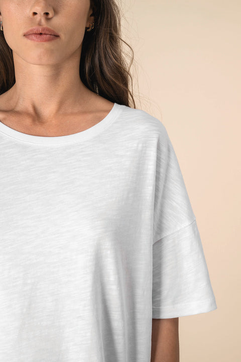 Organic Oversized Slub T-shirt: Womens