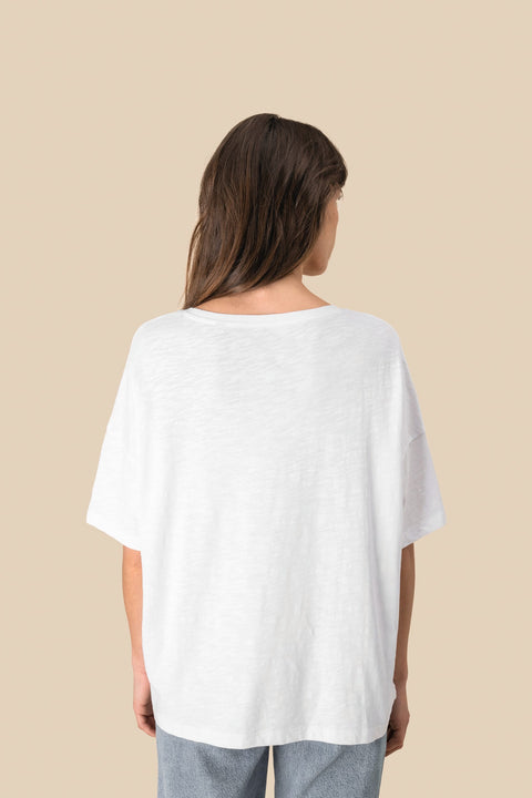 Organic Oversized Slub T-shirt: Womens