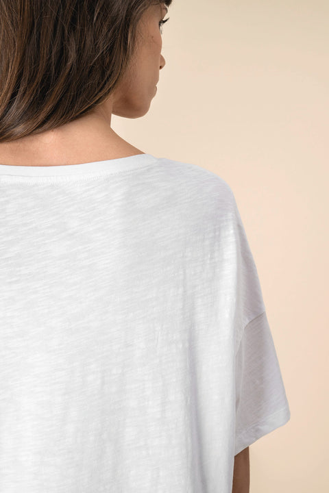 Organic Oversized Slub T-shirt: Womens