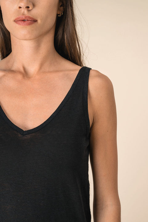 Linen Tank Top: Womens