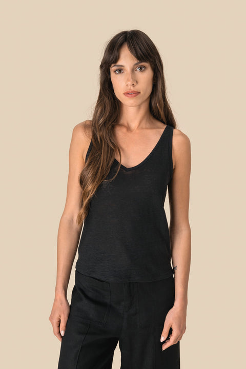 Linen Tank Top: Womens