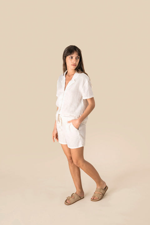 Linen Shorts: Womens