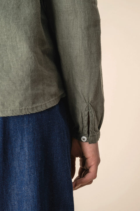 Linen Relaxed Blouse: Womens