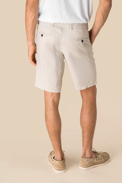 Linen Bermuda Shorts: Mens