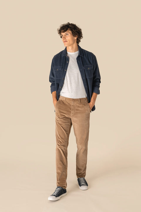 Organic Cotton Corduroy Trousers: Mens