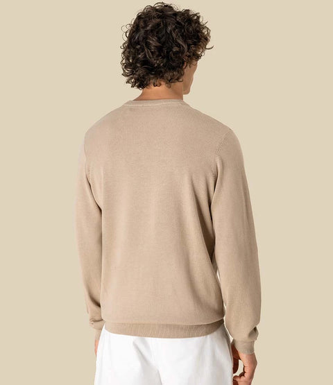 Organic Cotton Knitted Sweatshirt: Mens