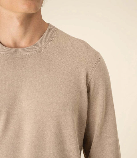 Organic Cotton Knitted Sweatshirt: Mens