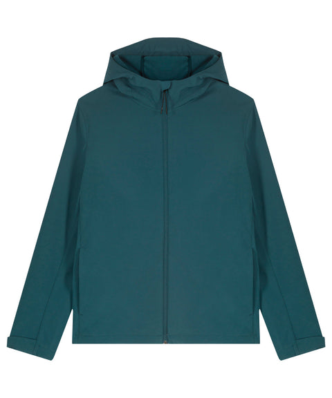 Recycled Polyester Hooded Softshell Jacket