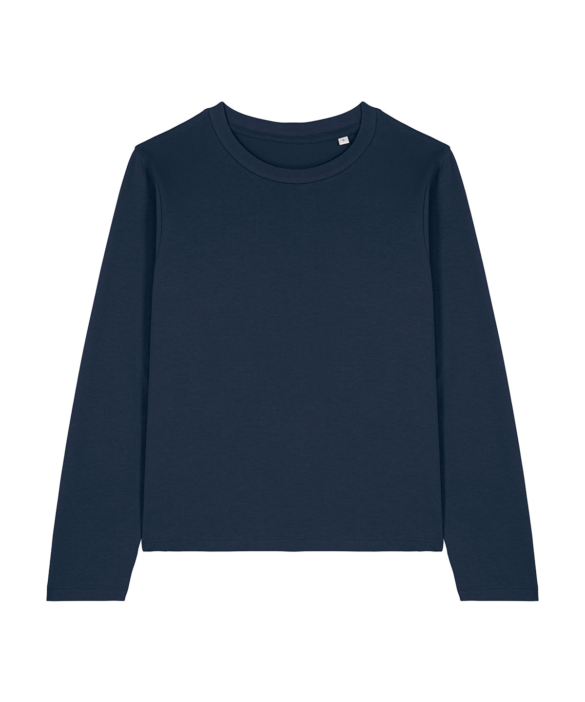 SMENG Women's Long Sleeve Crewneck T-Shirt - Soft Cotton Basic Top For Everyday Wear