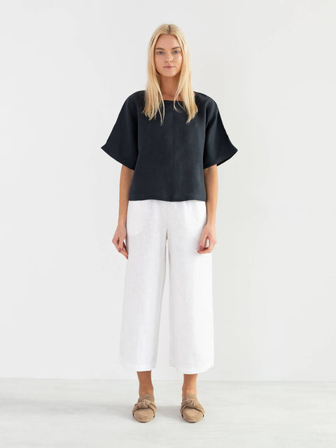 Linen Loose-fit T-shirt