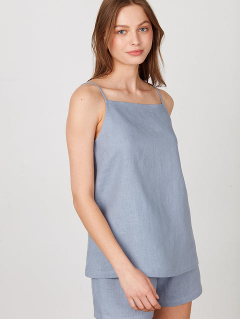 Linen Strap Vest: Womens