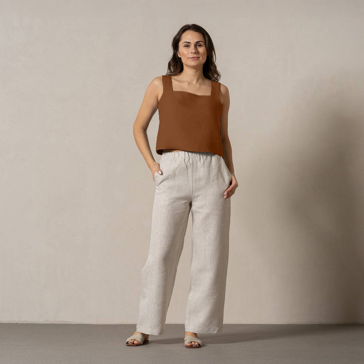 Organic Crop Tank Top: Womens