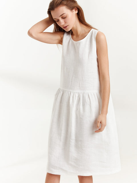 Linen Sleeveless Dress