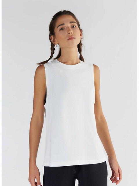 Tencel High-Neck Active Vest Top: Womens