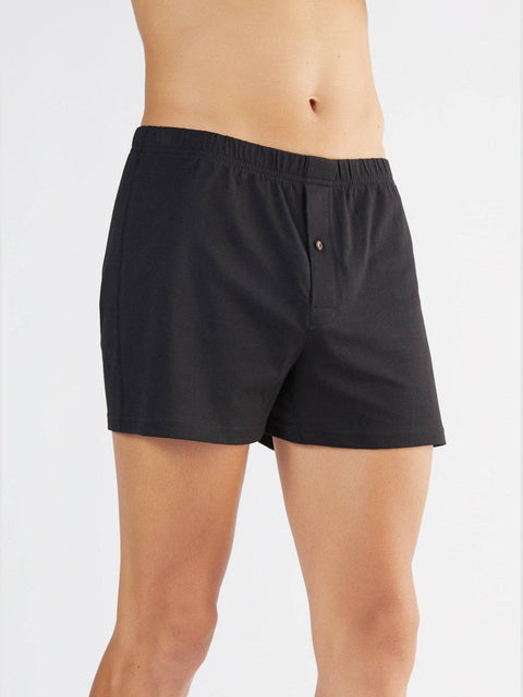 Organic Boxer Shorts with Button: Mens