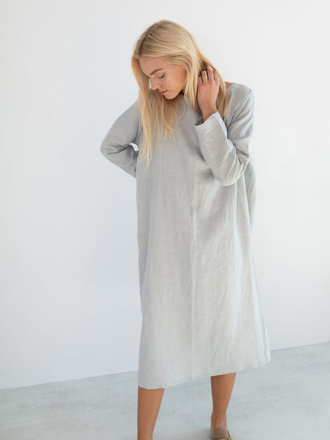 Linen Maxi Dress: Womens