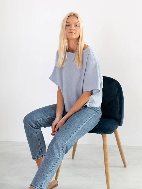 Linen Loose-fit T-shirt