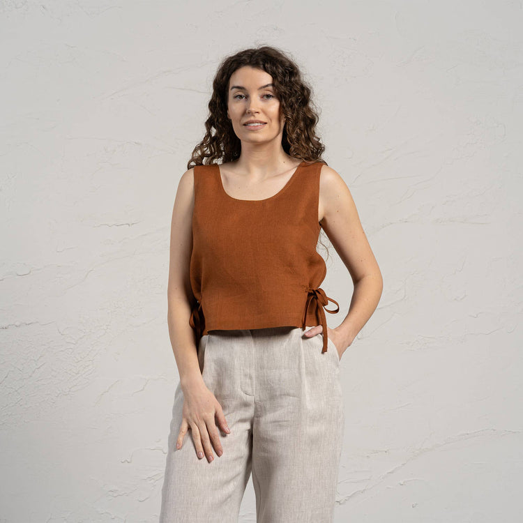 Organic Crop Tank Top: Womens
