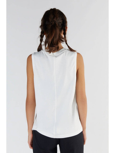 Tencel High-Neck Active Vest Top: Womens