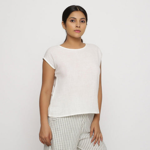 Cotton Cap Sleeve Top