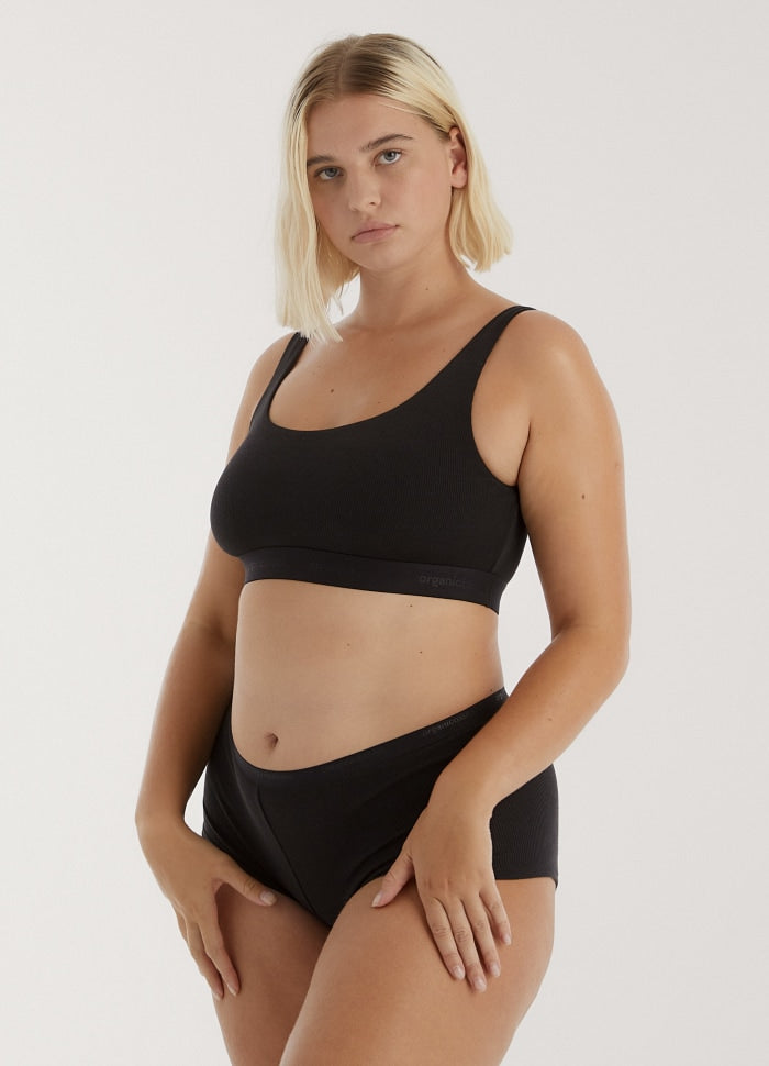 Organic Crop Tank Top: Womens