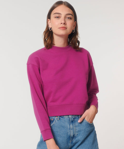 Organic Cropped Sweatshirt: Womens