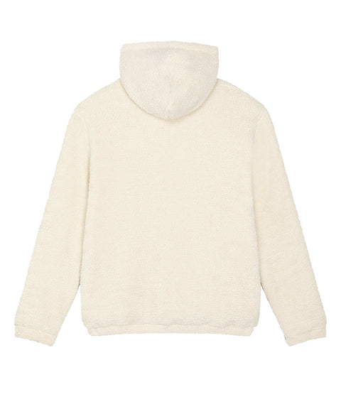 Recycled Polyester Sherpa Fluffy Hoodie: Unisex