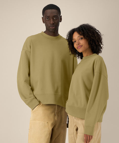 Recycled Cotton Boxy Oversized Sweatshirt: Unisex