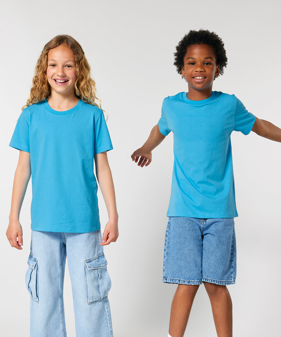 Blue Zigzag - Inspired By Harry Styles - Sustainably Made Kids t-shirt main image 1