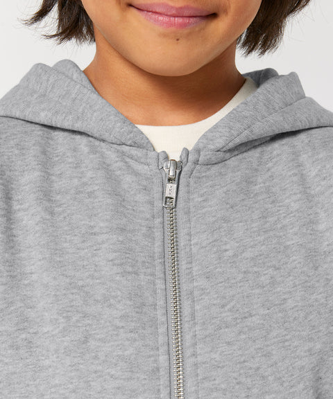 Organic Colours Kids Zipped Hooded Sweatshirt